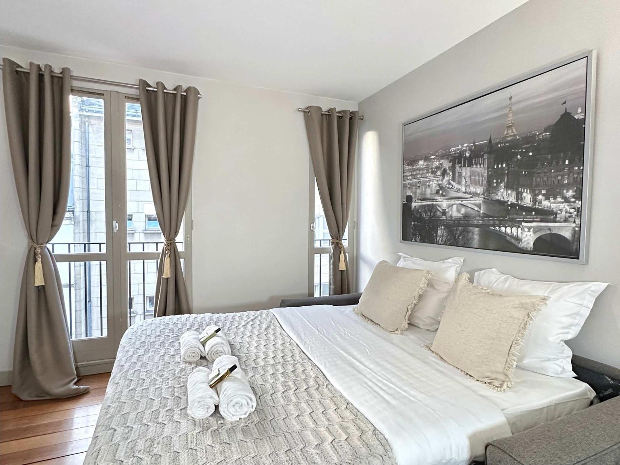 Beautiful Calm Studio In Le Marais Париж Экстерьер фото