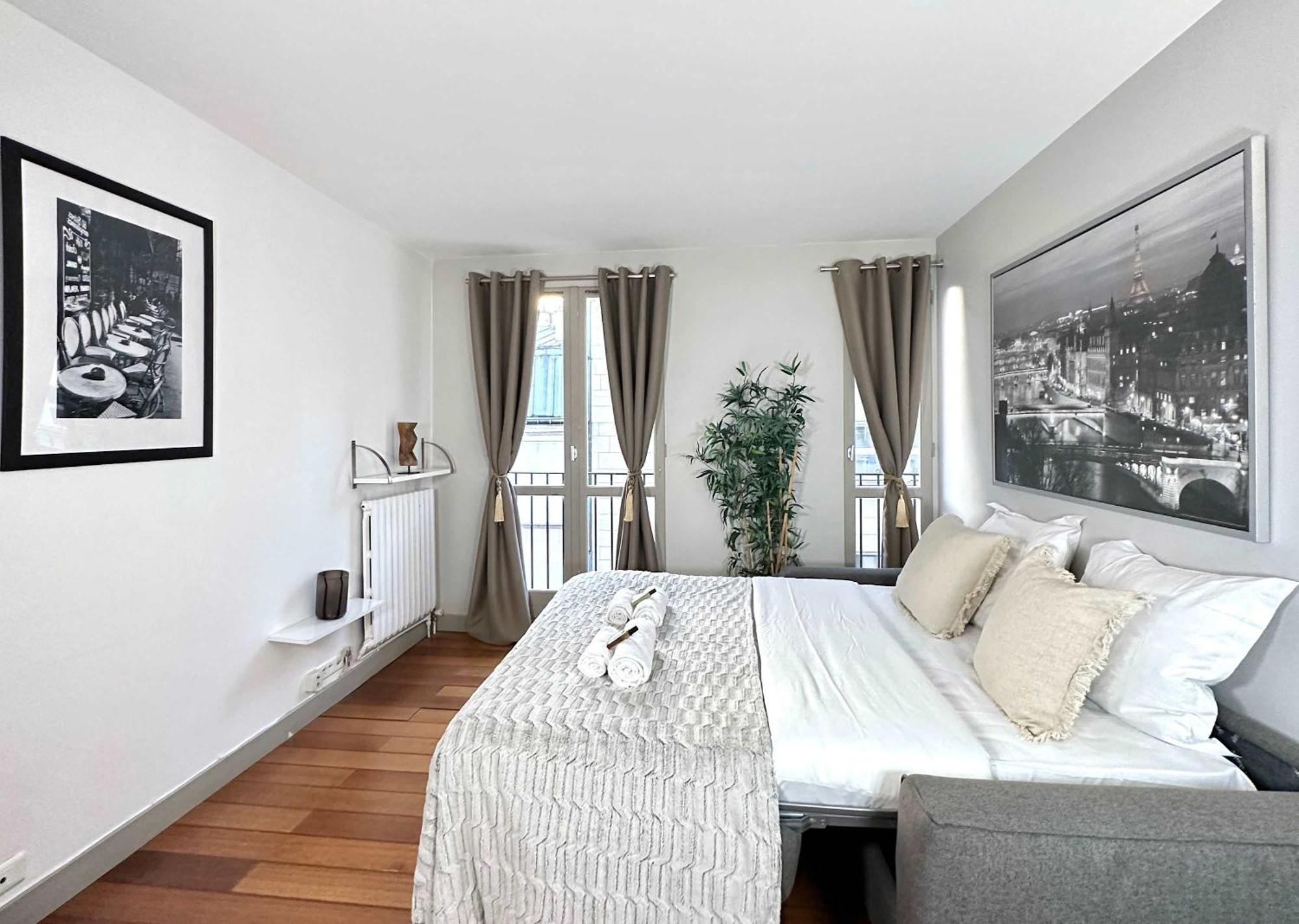 Beautiful Calm Studio In Le Marais Париж Экстерьер фото